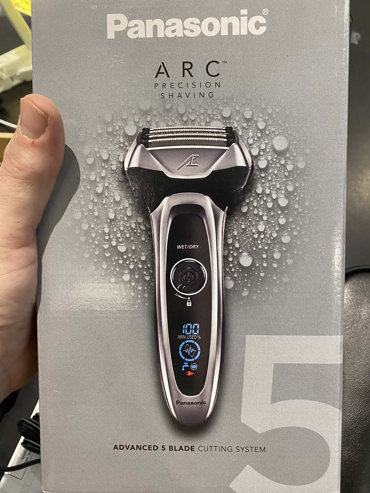 Panasonic Arc 5 Electric Razor 5 Blade ESLV65S Arc5 Washable