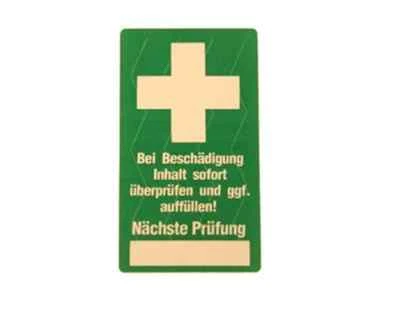 10x Siegel Verbandskasten Erste Hilfe Prüfsiegel Kontrollsiegel  - Bild 1 von 2