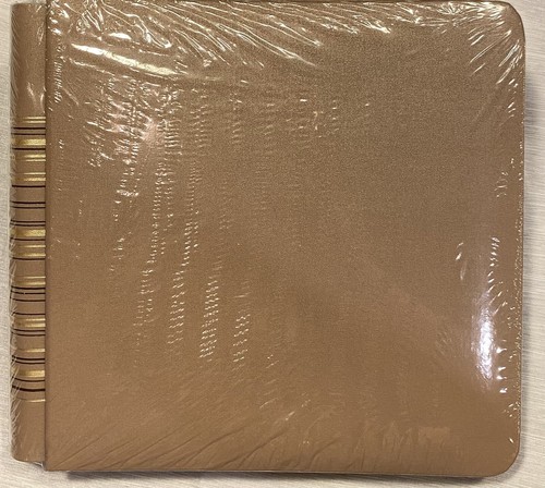 Creative Memories 7x7 Album Taupe With Foil Accented Spine With Pages New