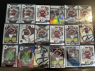 ( 118 ) EPL West Ham United Soccer Team Declan Rice Bowen Card Lot