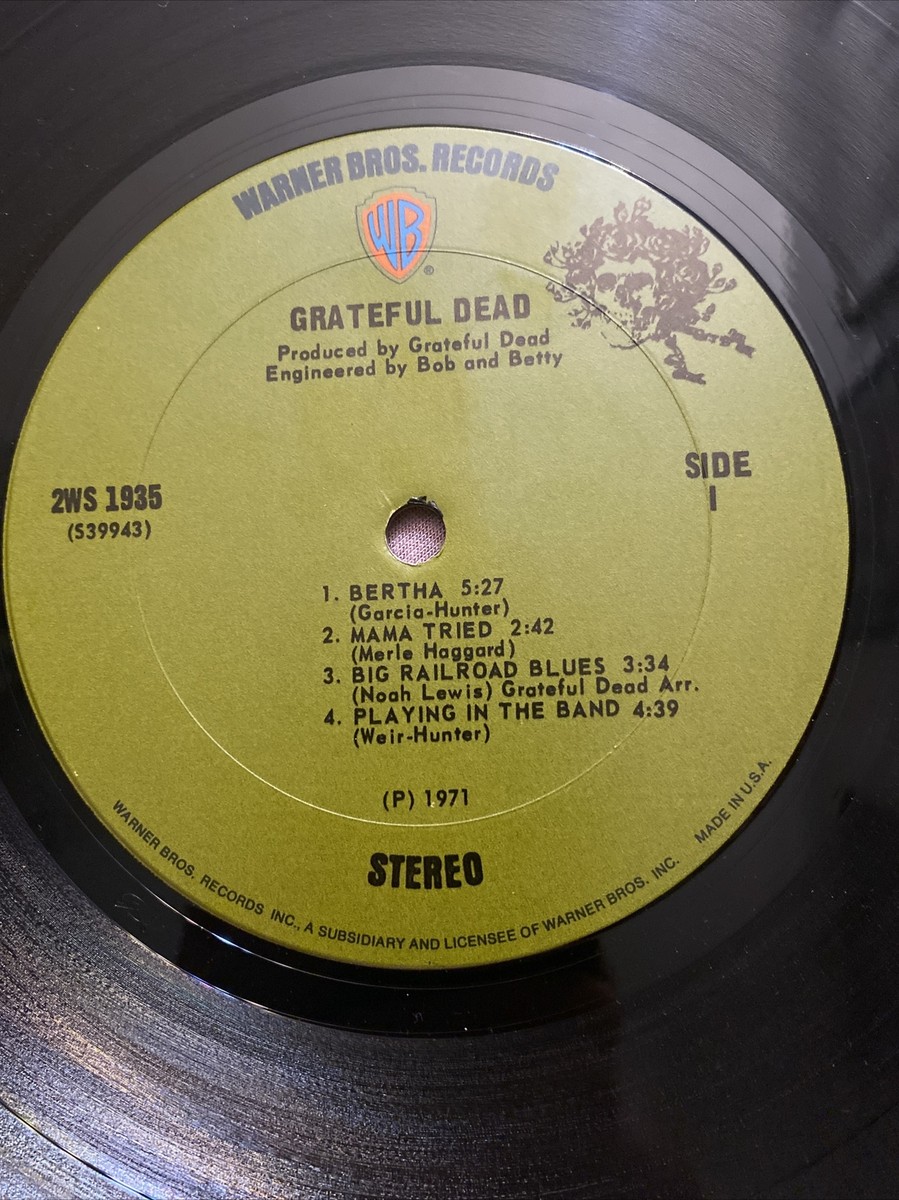 GRATEFUL DEAD-GRATEFUL DEAD WARNER BROS. -2WS1935 1971 EX | eBay