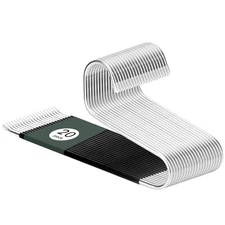 Open Ended Pants Hangers, Stainless Steel Pants Jean Hangers 8 mm Thick, Mult...