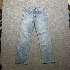 Vintage Levi's 550 Relaxed Fit Jeans Boys Blue Denim Zip Fly Classic - 18S