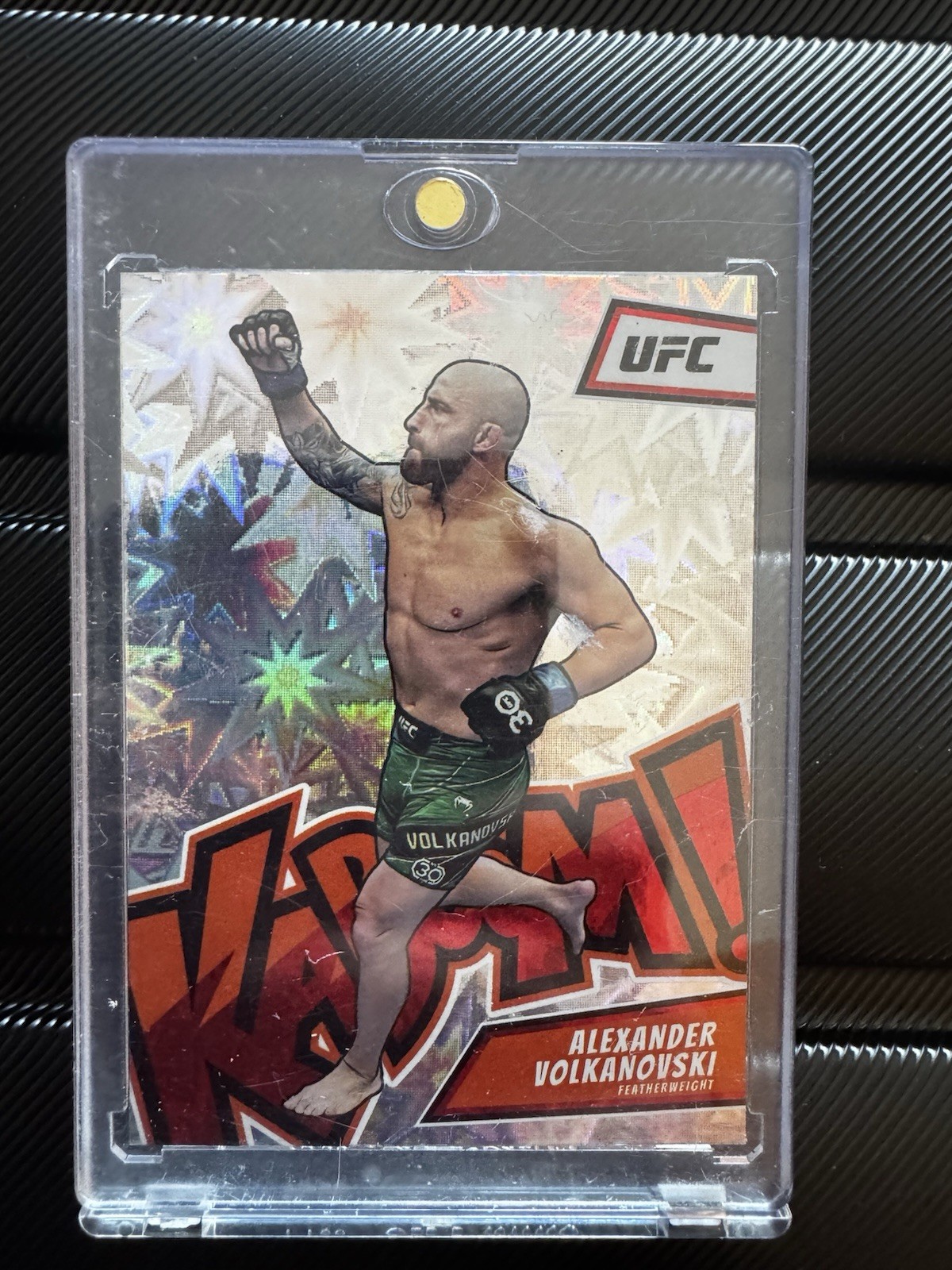 Panini 2023 Chronicles Kaboom Insert Alexander Volkanovski UFC #7 Trading Card