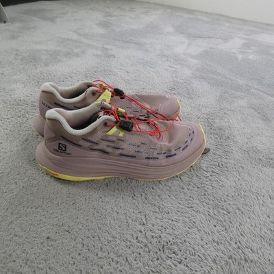 Salomon Ultra Glide Shoes Womens Size 7 Pink Trail Running Sneakers Contagrip