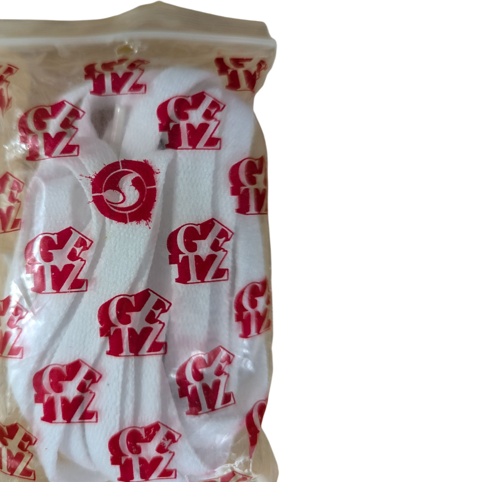 Vintage DVS Getz Shoe Laces Skate sb Flat Skateboarding White