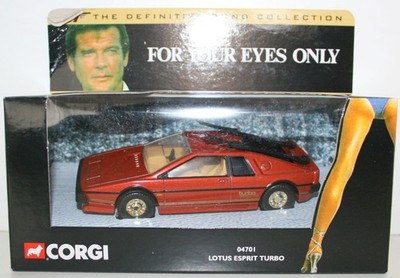CORGI 04701 JAMES BOND 007 LOTUS ESPRIT TURBO EYES ONLY
