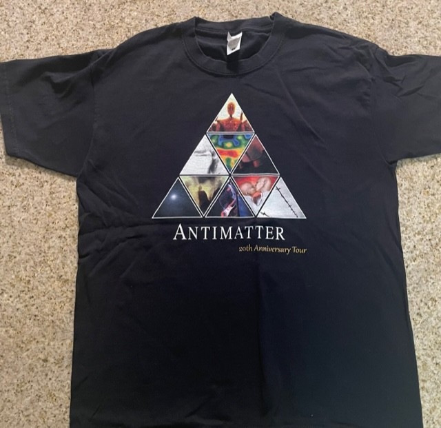 ANTIMATTER -  25th Anniversary Tour Single-Sided Short Sleeve Band Shirt,  Large