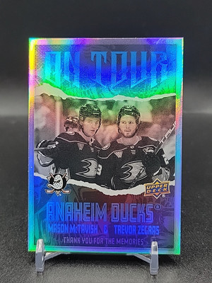 2024-25 Upper Deck Series 2 On Tour Mctavish And Zegras Anaheim