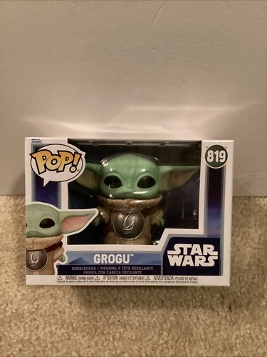 FUNKO POP! GROGU #819~ MINT~ STAR WARS SERIES ~