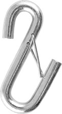 CURT 81820 7/16-Inch Certified Trailer Safety Chain S-Hook with Latch, 5,000 lbs