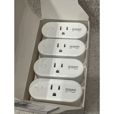 Gosund 4Pack Mini Smart Plug Home WiFi Outlet Socket Work With Alexa Google Home
