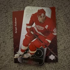 Sergei Fedorov 1995-96 SP Stars Etoiles #E12 Détroit Red Wings
