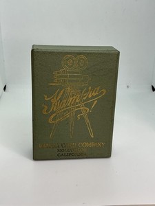 Vintage Kam-Ra Card Company Hollywood Producer Playing Cards Deck Green Box