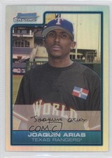 2006 Bowman Draft Chrome Futures Game Refractor Joaquin Arias #FG40 0a1