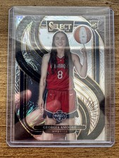 2025 Georgia Amoore #165 Panini Select WNBA Premier Silver Party Prizm SSP RC