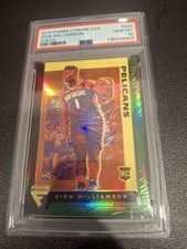 2019 Zion Williamson Chronicles Green Prizm #584 Psa 10 Rookie