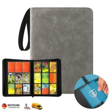 Sammelalbum für 540 Pokemon Karten 9- Pocket Sammelmappe Ordner Heft PU-Leder DE