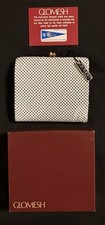 NEW IN BOX VINTAGE GLOMESH AUSTRAILIAN WHITE MESH WALLET COIN PURSE