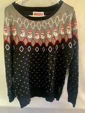 Tipsy Elves Women's Sequined Snow Day Sweater Large