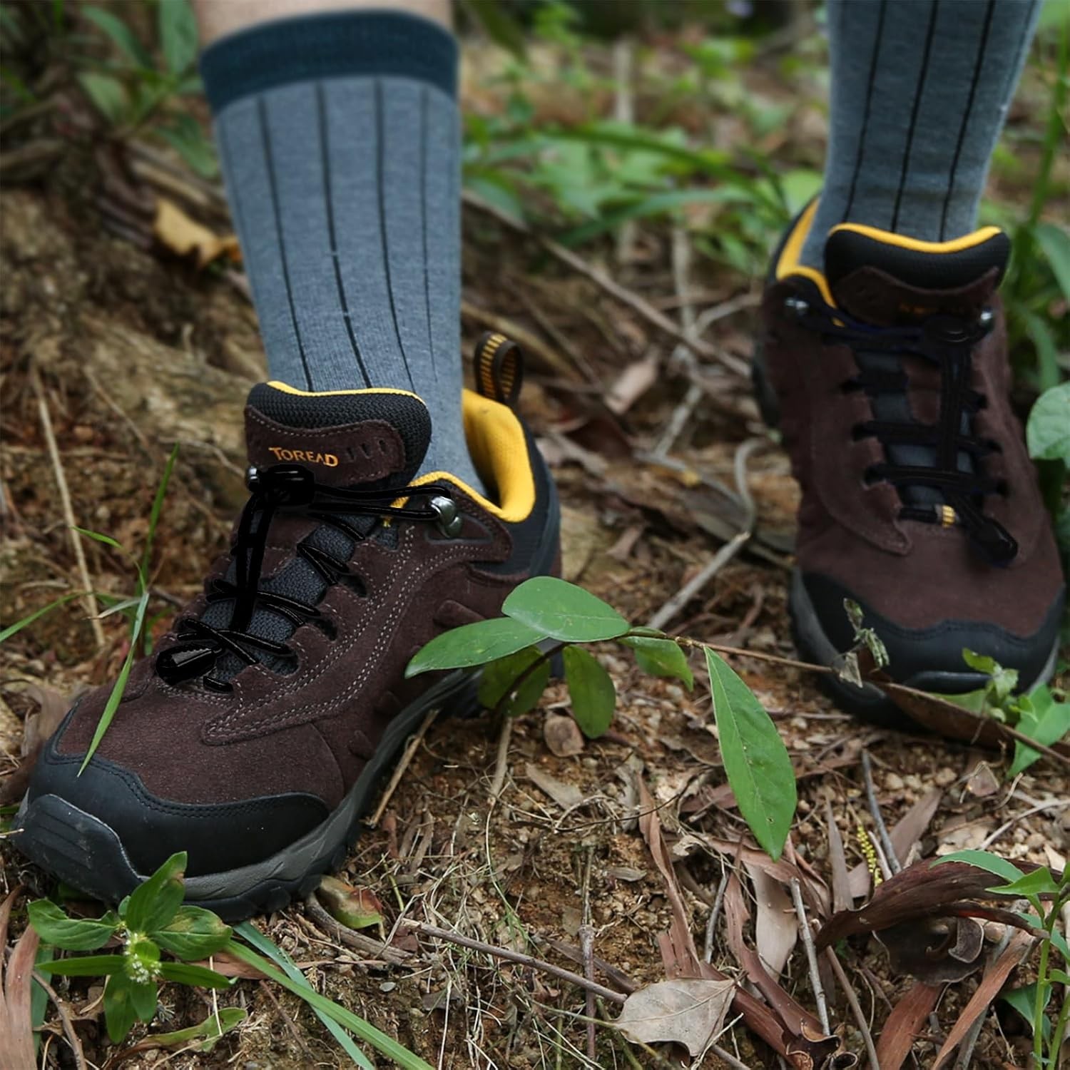 Quacc 1 Pair No Tie Elastic Shoelaces Tieless Shoe Laces with Strong Lock for Sn