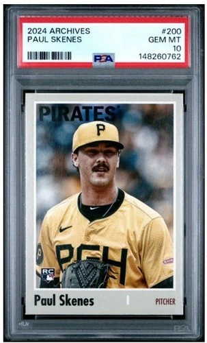 2024 Topps Archives - 1970 Topps Paul Skenes #200 (RC) PSA 10
