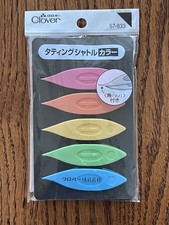 Clover Tatting Shuttles, Pack of 5, Bright Colors