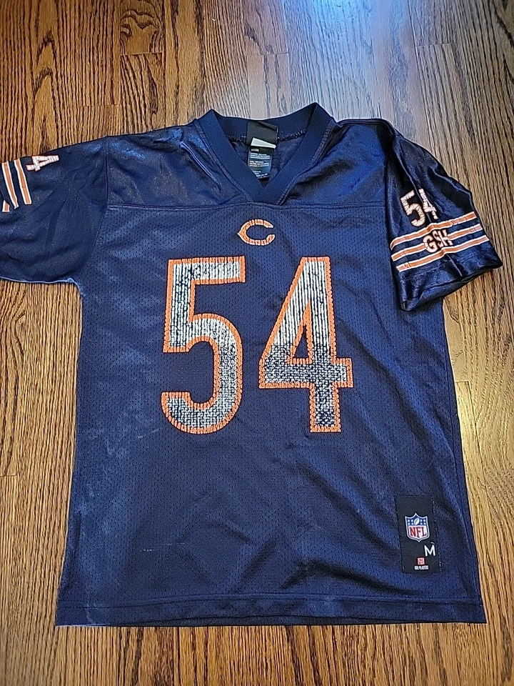 Camiseta de fútbol Reebok Brian URLACHER CHICAGO BEARS JUVENIL TALLA MEDIANA 10-12 Foto 2 de 4