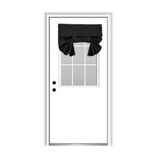 Blackout Door Curtains for Privacy, Front Sidelight Curtain,Easy Installed Gl...