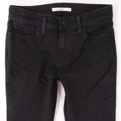 Femmes Levi's 710 SUPER SKINNY Ajusté Élasthanne Noir Jeans W27 L32 Taille 36 - Photo 1/4