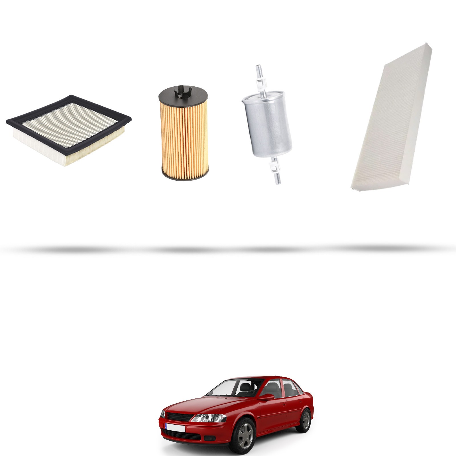 Hoffcar Wartungskit - 4 Filter FüR Opel Vectra C 1.8 16V 103KW Ab 2006-image