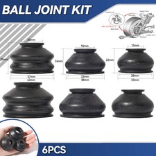 6x Rubber Tie Rod End Ball Joint Dust Boots Dust Cover Boot Gaiters Universal 6x Rubber Tie Rod End Ball Joint Dust Boots Dust Cover Boot Gaiters Universal