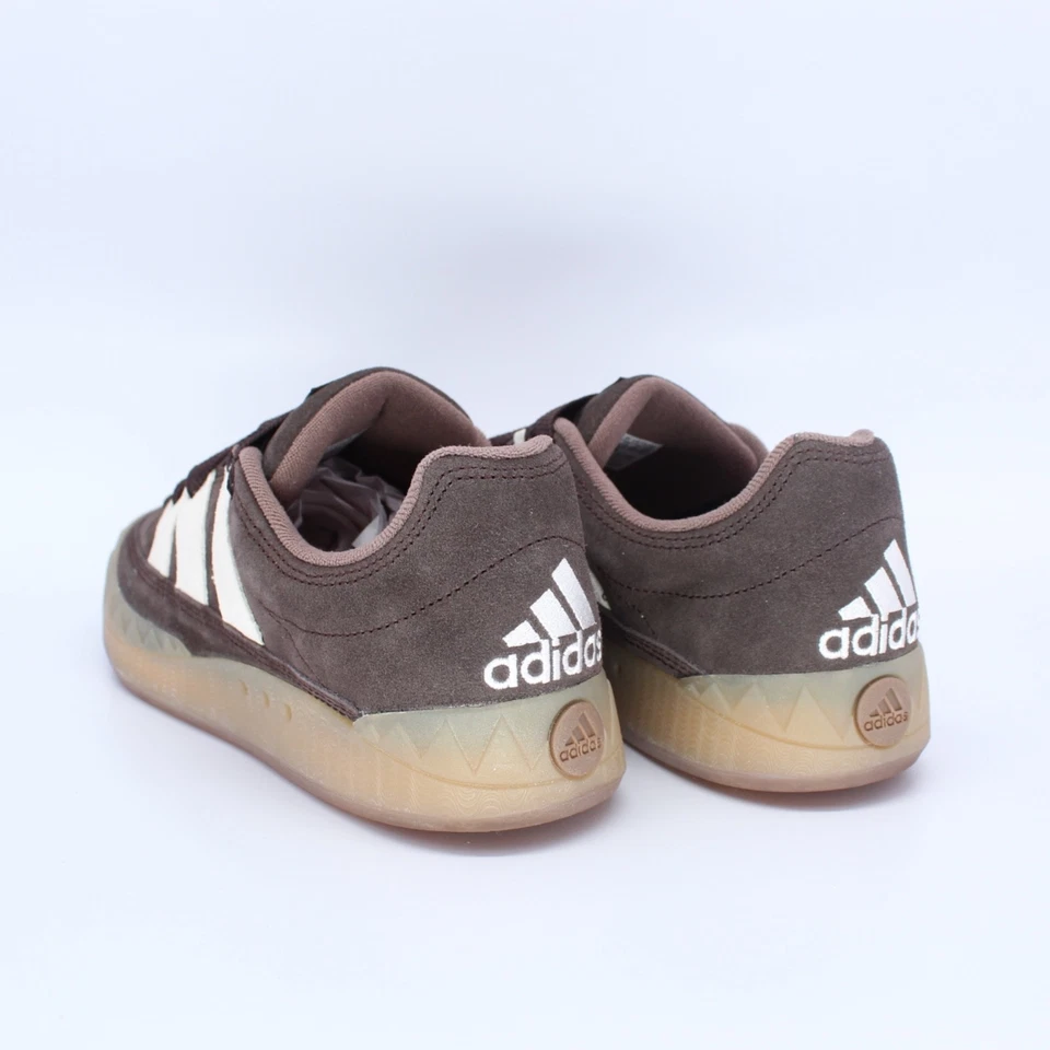 ADIDAS ADIMATIC SHOE US 8,5 EUR 42 DARK BROWN WHITE - Bild 4 von 4