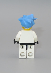 LEGO Exo Force Hikaru blue spiky hair minifigure 7709 7700