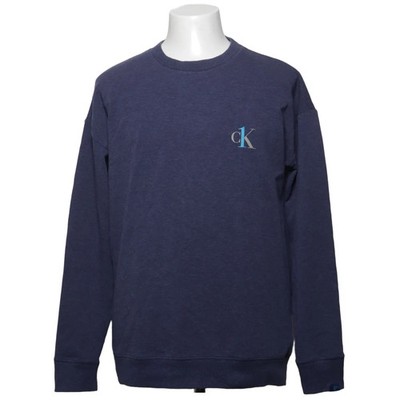 Calvin Klein, Sweatshirt, Größe: M, Blau, Baumwolle, Einfarbig, Sweat #Avp