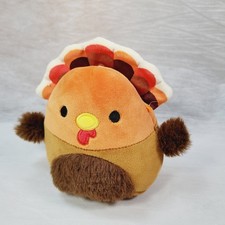 Squishmallow Thanksgiving Turkey Plush 5 Inch Stuffed Animal 2023. NEW