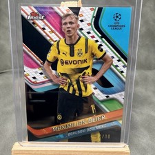 2024/25 Topps Finest UCL  MAXIMILIAN BEIER Numbered 7/10 BVB Black REFRACTOR