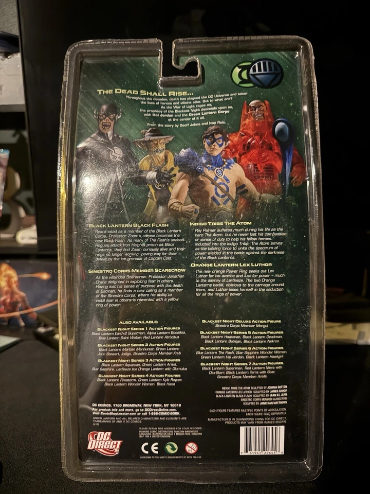 Figura de acción DC Direct Blackest Night The Atom Indigo Tribe 2010 6" nueva Foto 2 de 3