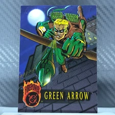 Green Arrow 1996 SkyBox Outburst DC Firepower Embossed #34