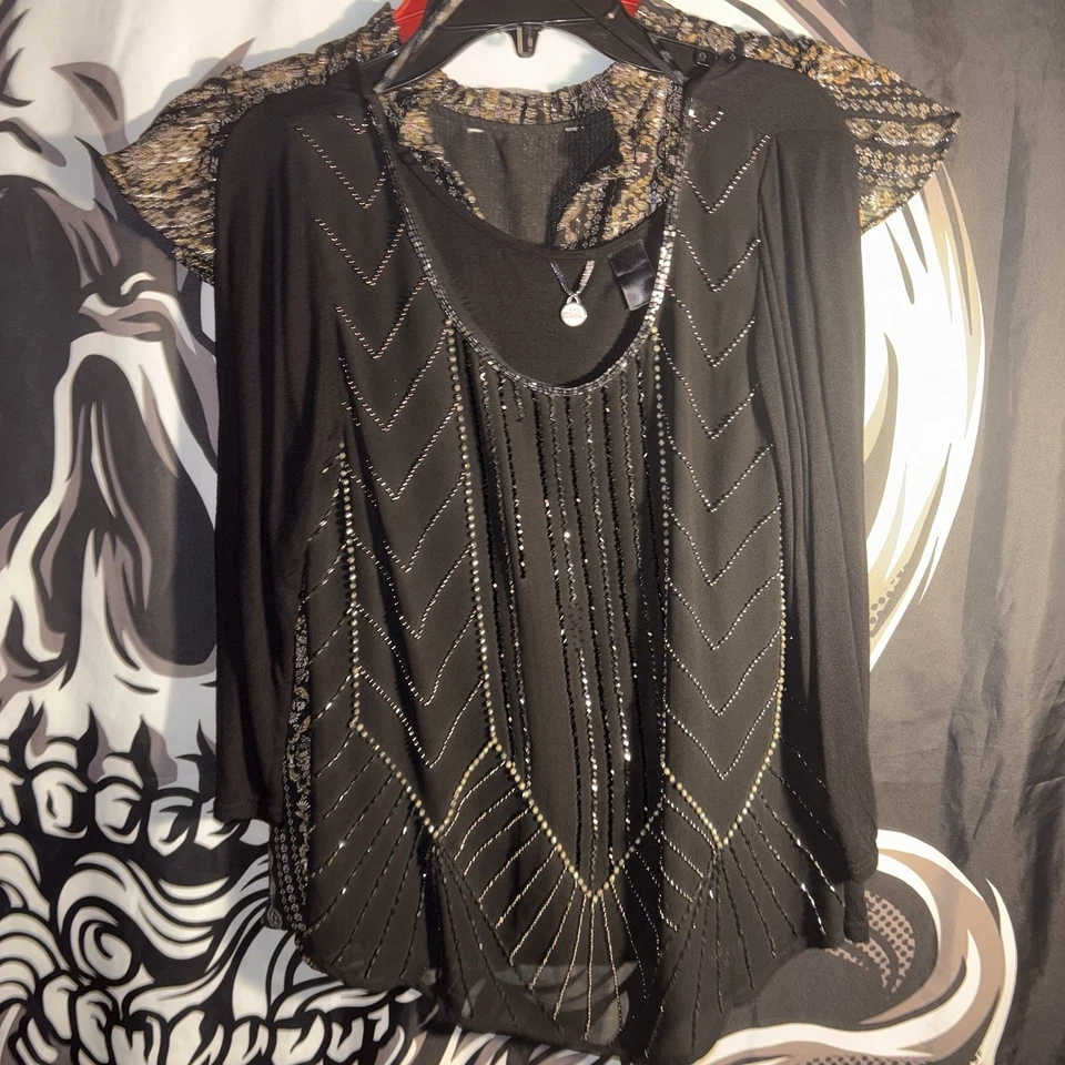 Женские топы BKE лот из 2 размеров средний - Изображение 3 из 4