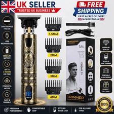 Professional Mens Hair Clippers Trimmer Machine Cordless Beard Electric Shaver