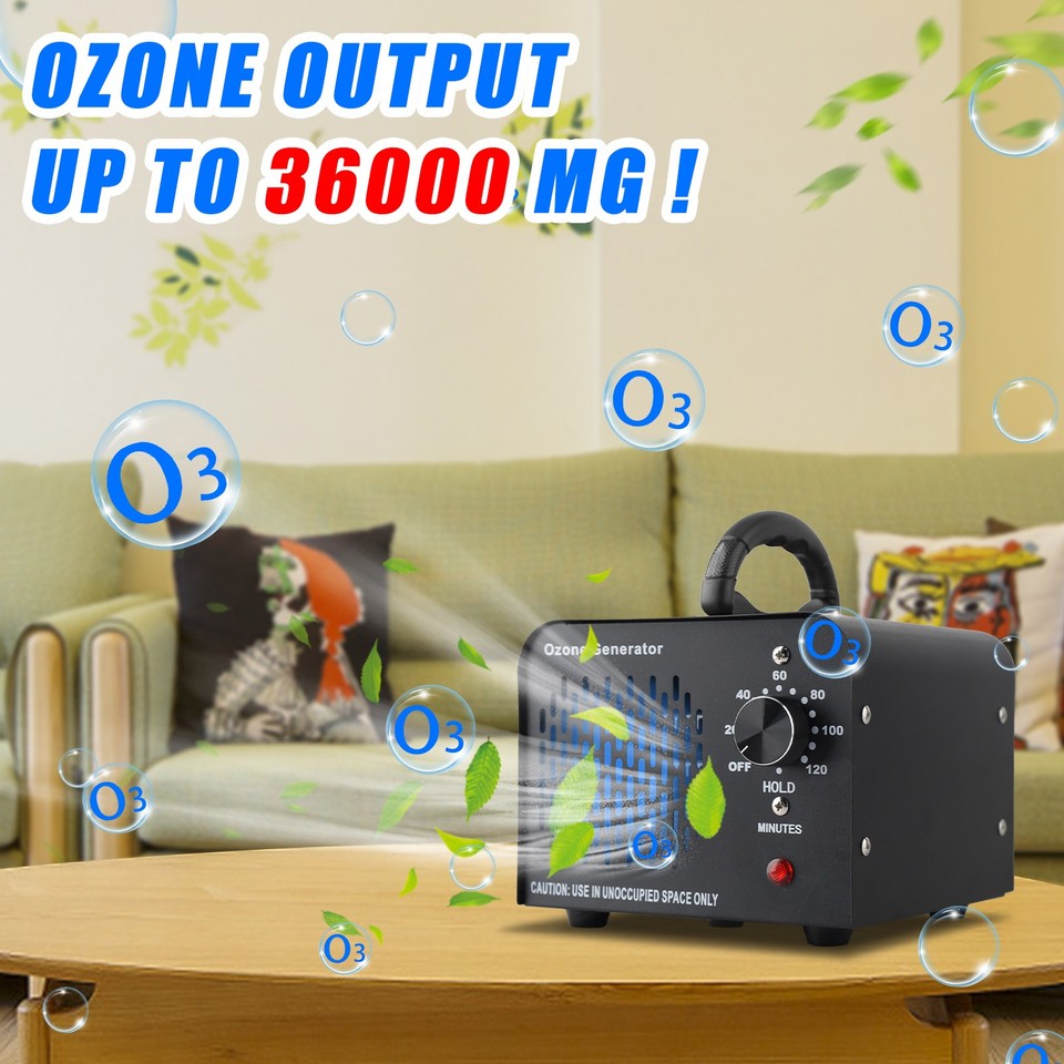2-in-1 Ozone Generator With Air And Water Modes 40000mg/h - Foto 5