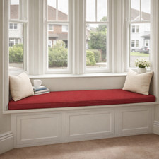 Bay Window Seat Cushion Pad – Window Bench Cushion – 100x30 cm & Many Sizes