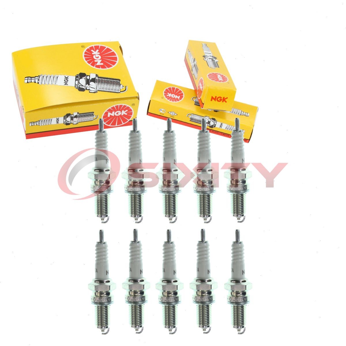 10 pc NGK 1068 DP6EA-9 Standard Spark Plugs for XS4164 X20EP-U9 98069-56911 nk
