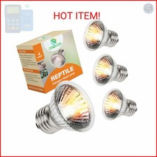REPTI HOME Reptile Heat Lamp, UVA UVB Heat Lamp Bulbs, E26 Turtle Heat Lamp Blub
