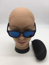 Ray-Ban Matte Black Full Rim Designer Unisex Sunglasses Blue Mirrored Lenses