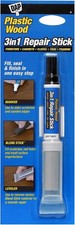 DAP Plastic Wood 3in1 Repair Stick Furniture, Cabinet, Floor Fill, Seal & Finish