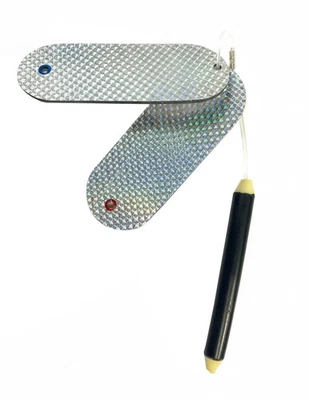 SPEARFISHING WORLD Spearfishing Throw Flasher Reflective Pelagic Fish Attracting Device