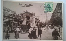 Berlin, Hochbahnhof Bülowstr., 1908, Strassenbahn, Auto, Kutsche, Reklame