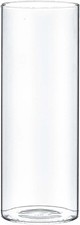 Clear Glass Cylinder Flower Vase H:8" D:3" Hurricane Floating Candle Holder